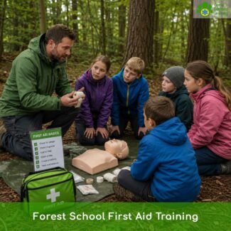 Our most comprehensive first aid qualification: over 20 guided learning hours covering paediatric, outdoor and emergency first aid for forest school and beach school leaders. QNUK Level 3 (RQF), Ofsted and ISI accepted.