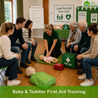 Baby & Toddler First Aid training course from Chris Garland Training