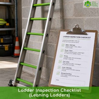 Ladder Inspection Checklist from Chris Garland Training