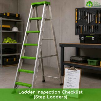 Step Ladder Inspection Checklist from Chris Garland Training