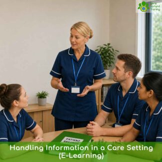 CPD-approved online course on handling information in health and social care. Covers confidentiality, 'need to know', consent, data protection and building trust with service users.