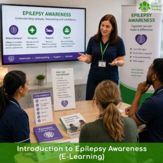 CPD-approved online epilepsy awareness course. Covers types of seizure, diagnosis methods, common triggers, and what to do when someone has a seizure. Ideal alongside first aid training.