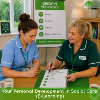 CPD-approved online course on personal development for social care workers. Covers how standards are set and monitored, codes of practice, reflective practice, communication and feedback.