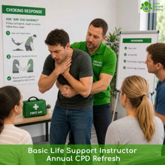 Refresh your BLS Instructor skills and update your knowledge to current UK Resuscitation Council guidelines. For those who have previously completed our BLS Instructor course