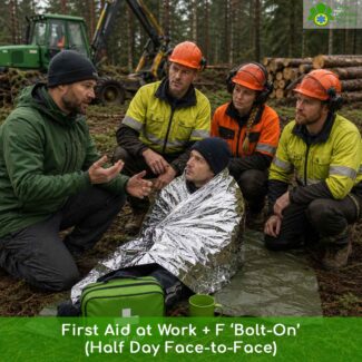 Already hold a valid EFAW or FAW certificate? Add the Forestry Commission's "+F" content with this short bolt-on course. Required for access to Forestry England land for core operations and deer stalking.