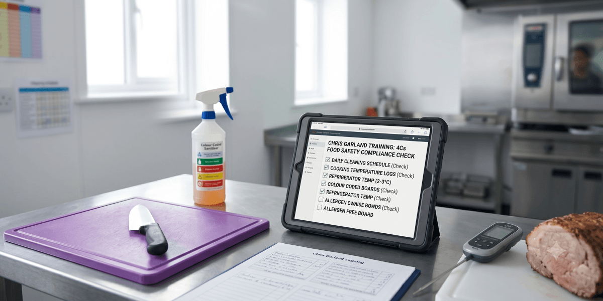 What are the 4Cs of food safety?