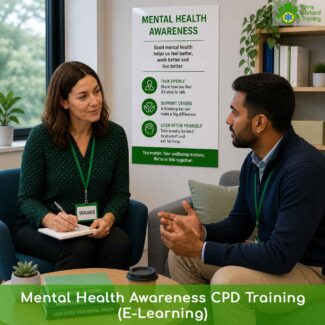 A short, CPD-certified online Mental Health Awareness course covering common conditions, stress, stigma, and how to support yourself and colleagues. Self-paced, available on any device. Ideal as an introduction or refresher.