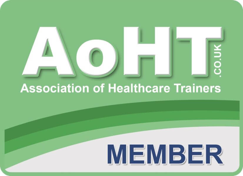 Association of Healthcare Trainers (AoHT) Member logo badge