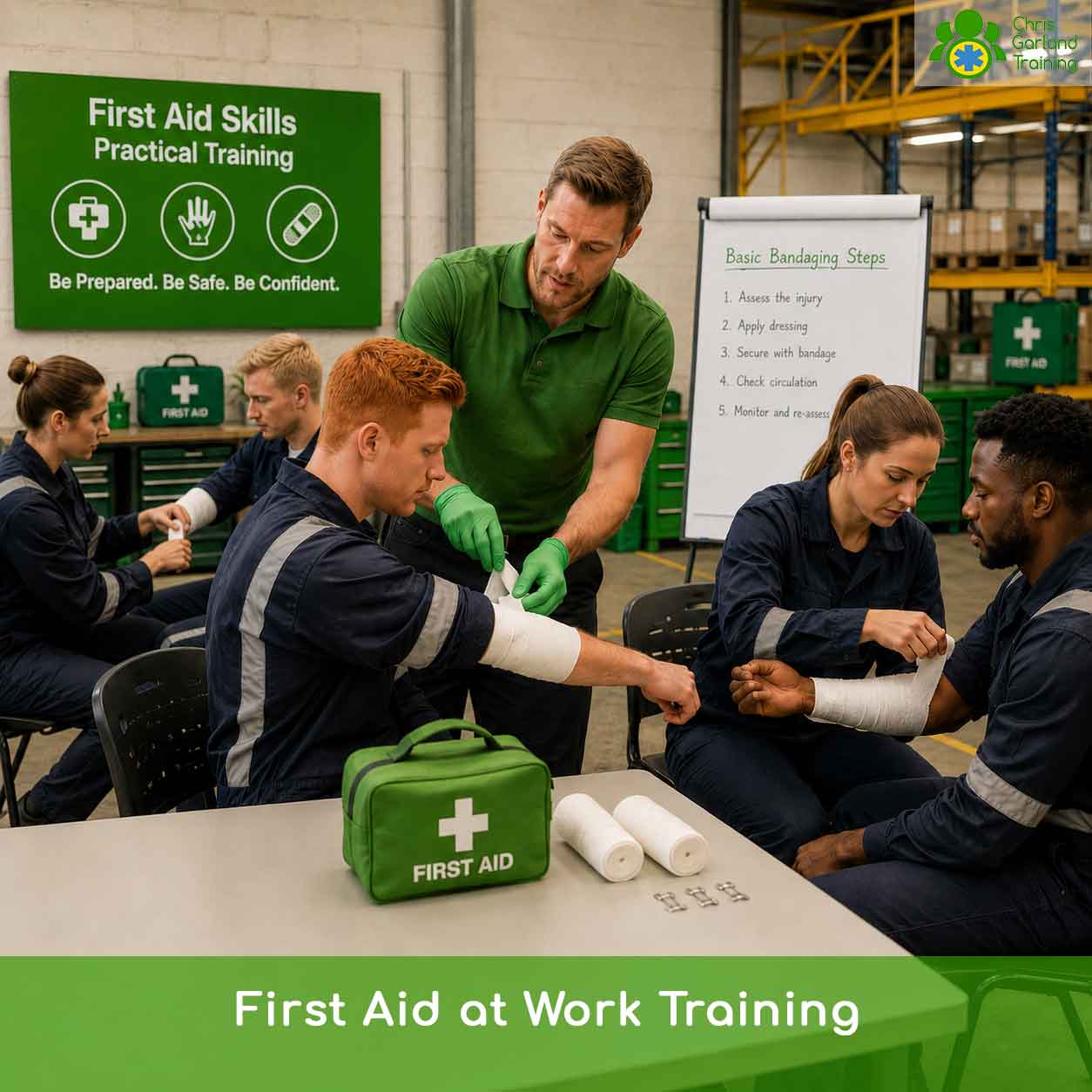 Workplace First Aid at Work Courses | Chris Garland Training