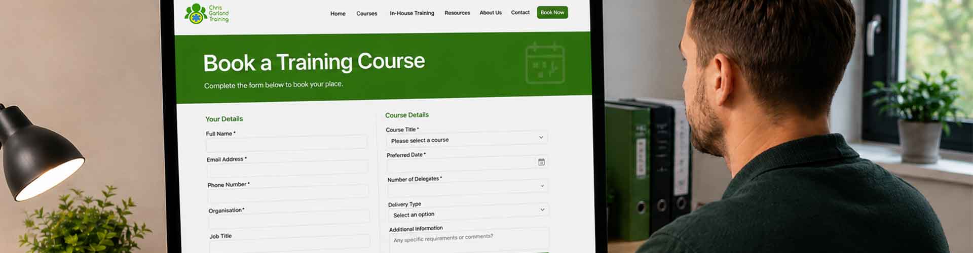 Book a Chris Garland Training course